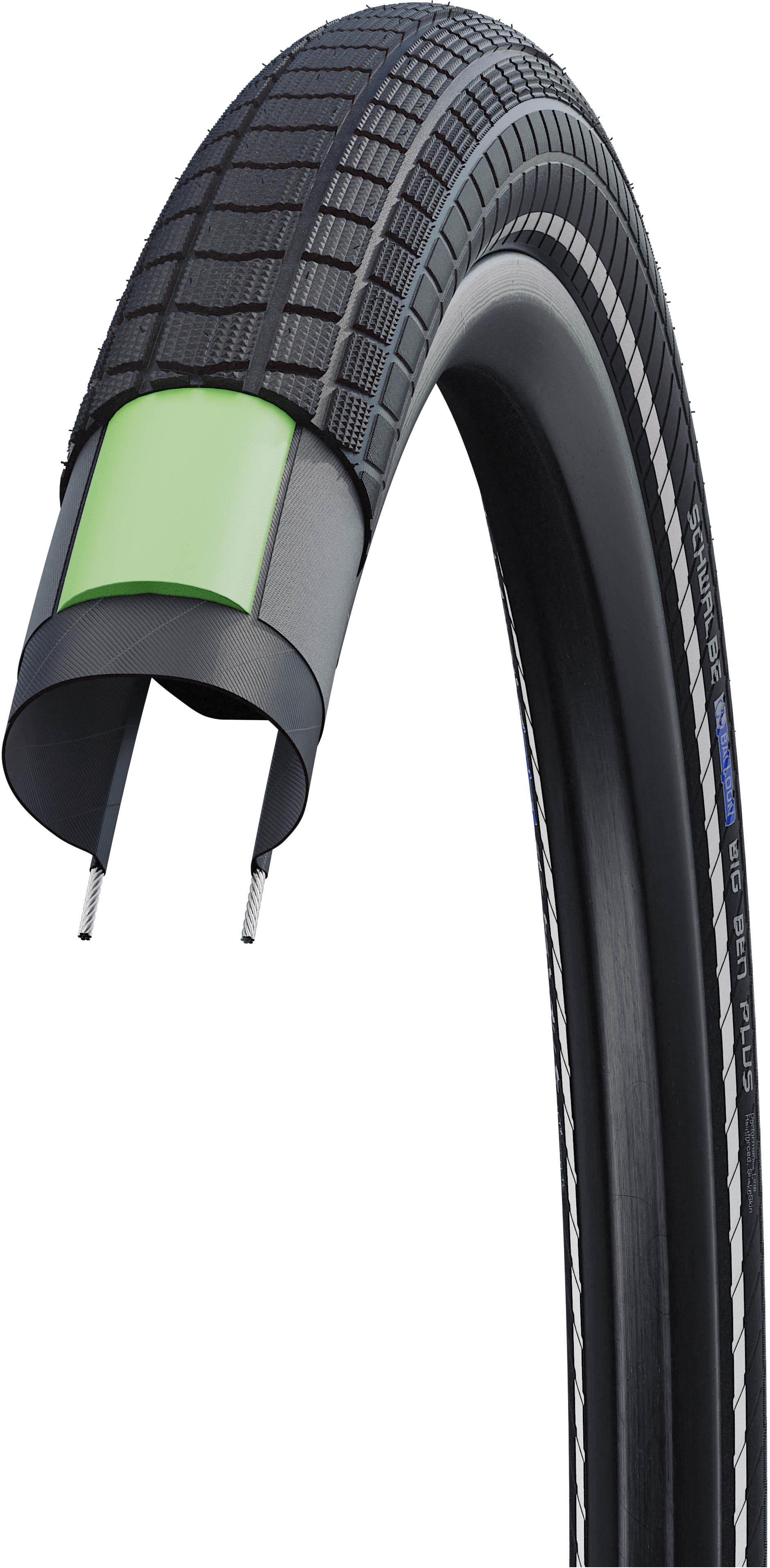 Schwalbe Big Ben Plus Bike Tyre 24x2.15" Black/Reflex