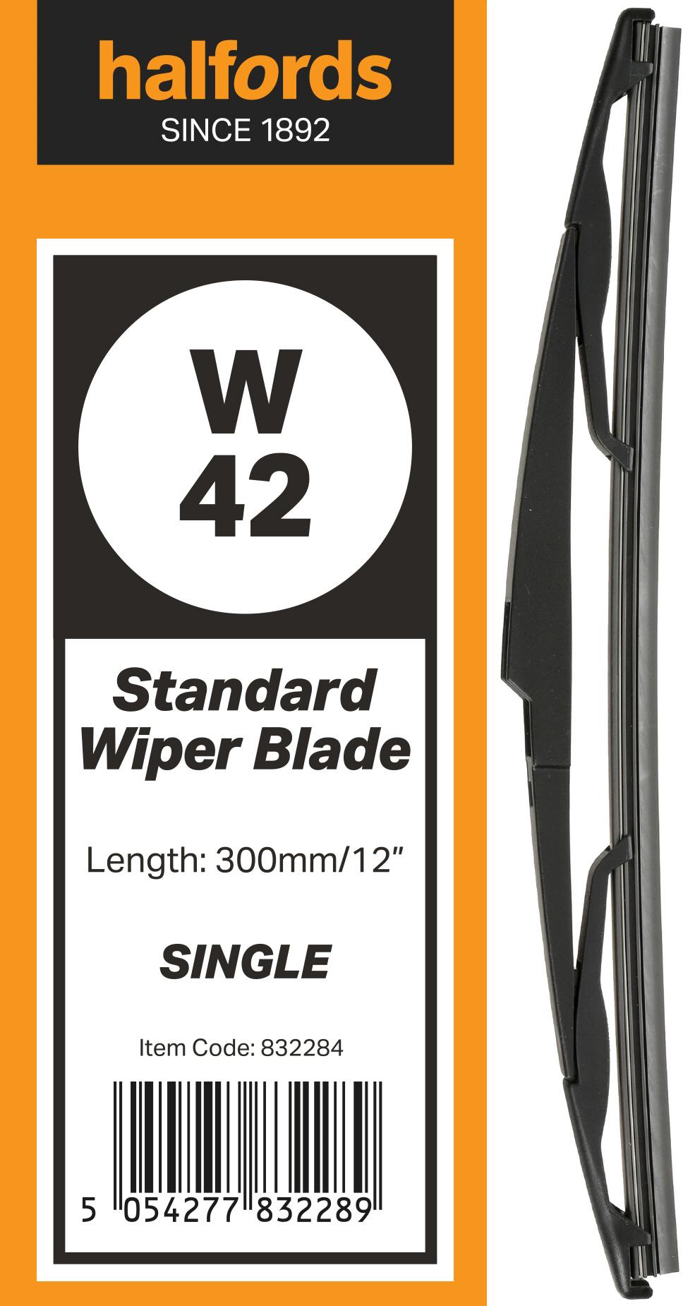 Halfords W42 Wiper Blade - Single