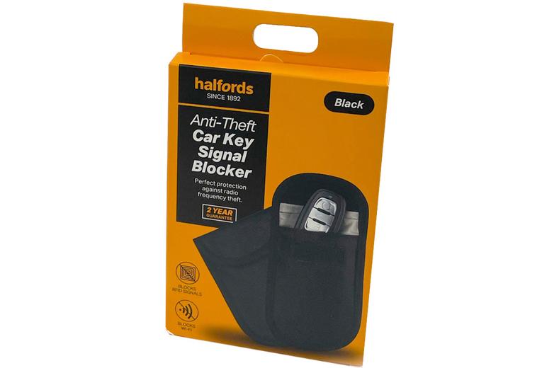 Halfords Anti-Theft Car Key Signal Blocker - Black Halfords Anti-Theft Car Key Signal Blocker - Black