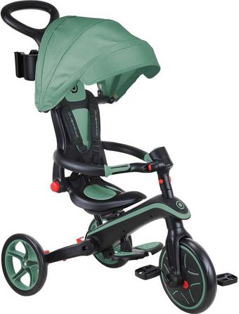 Globber Explorer 4 in 1 Foldable Trike - Olive