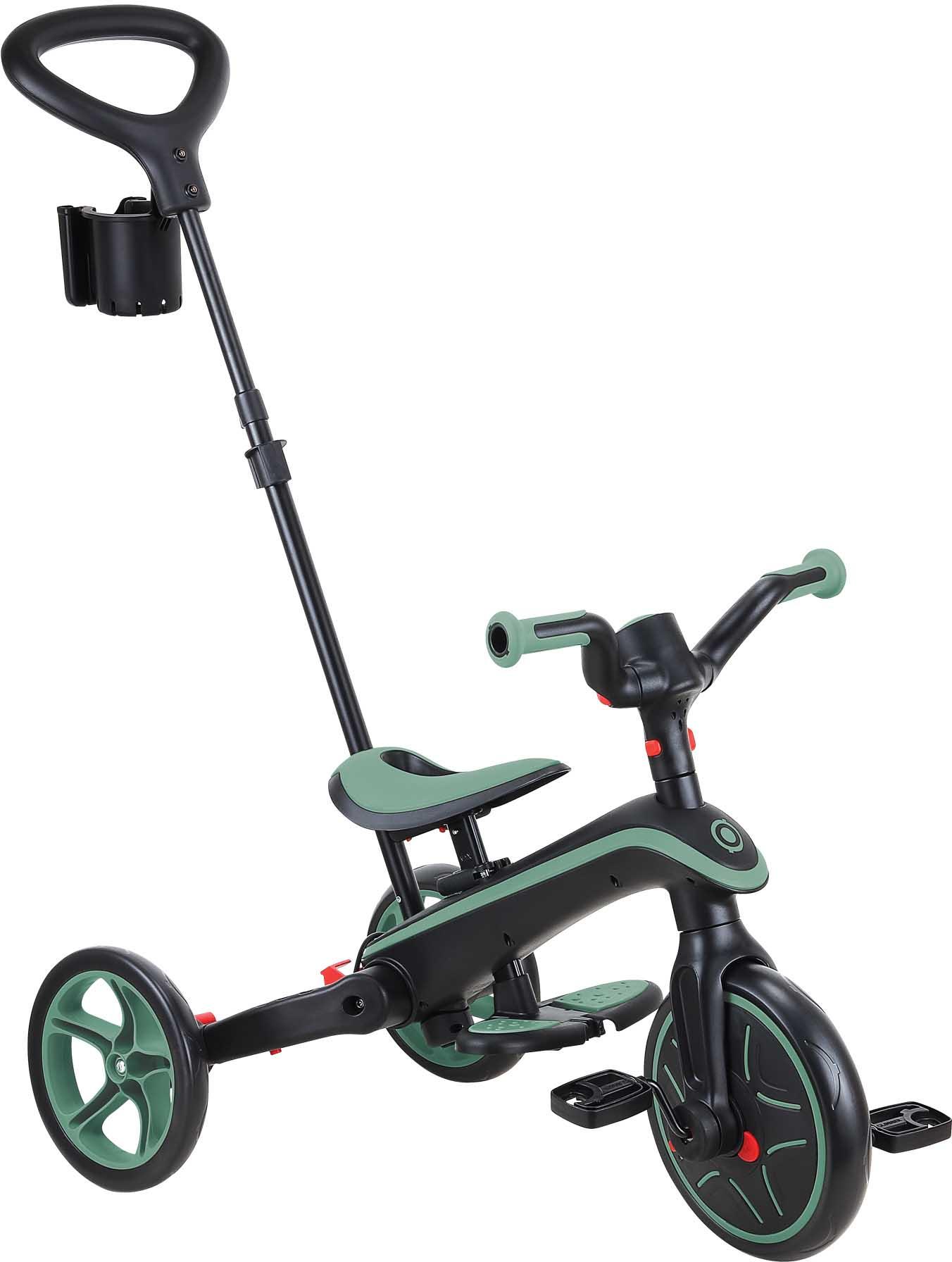Globber Explorer 4 in 1 Foldable Trike - Olive