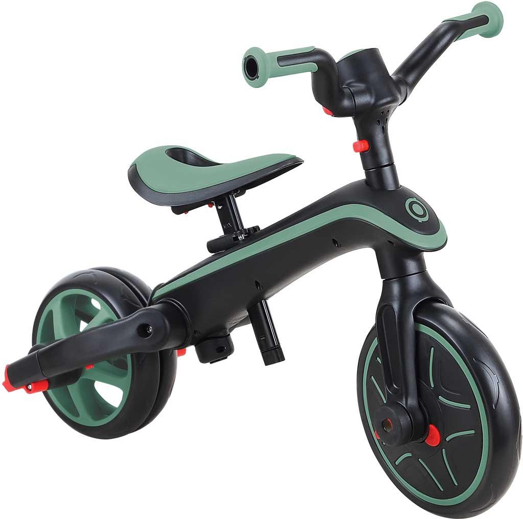 Globber Explorer 4 in 1 Foldable Trike - Olive