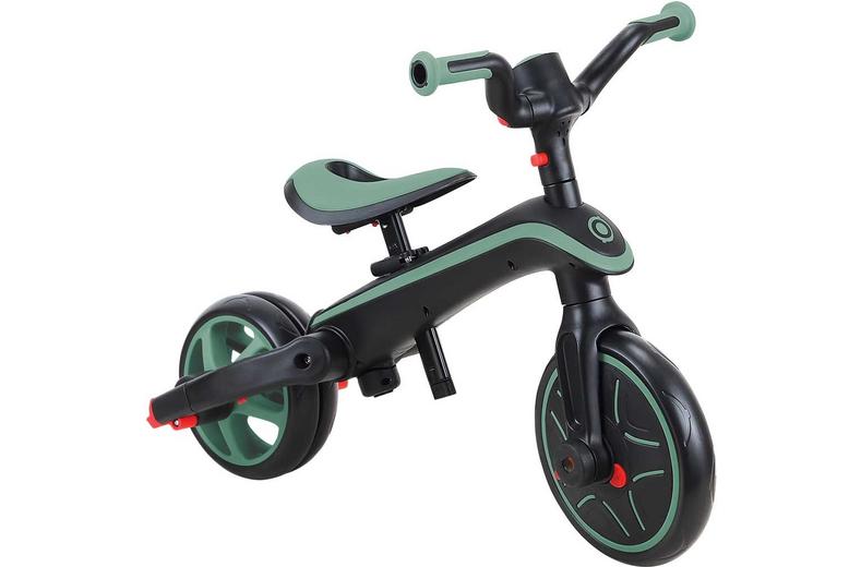 Globber Explorer 4 in 1 Foldable Trike - Olive Globber Explorer 4 in 1 Foldable Trike - Olive
