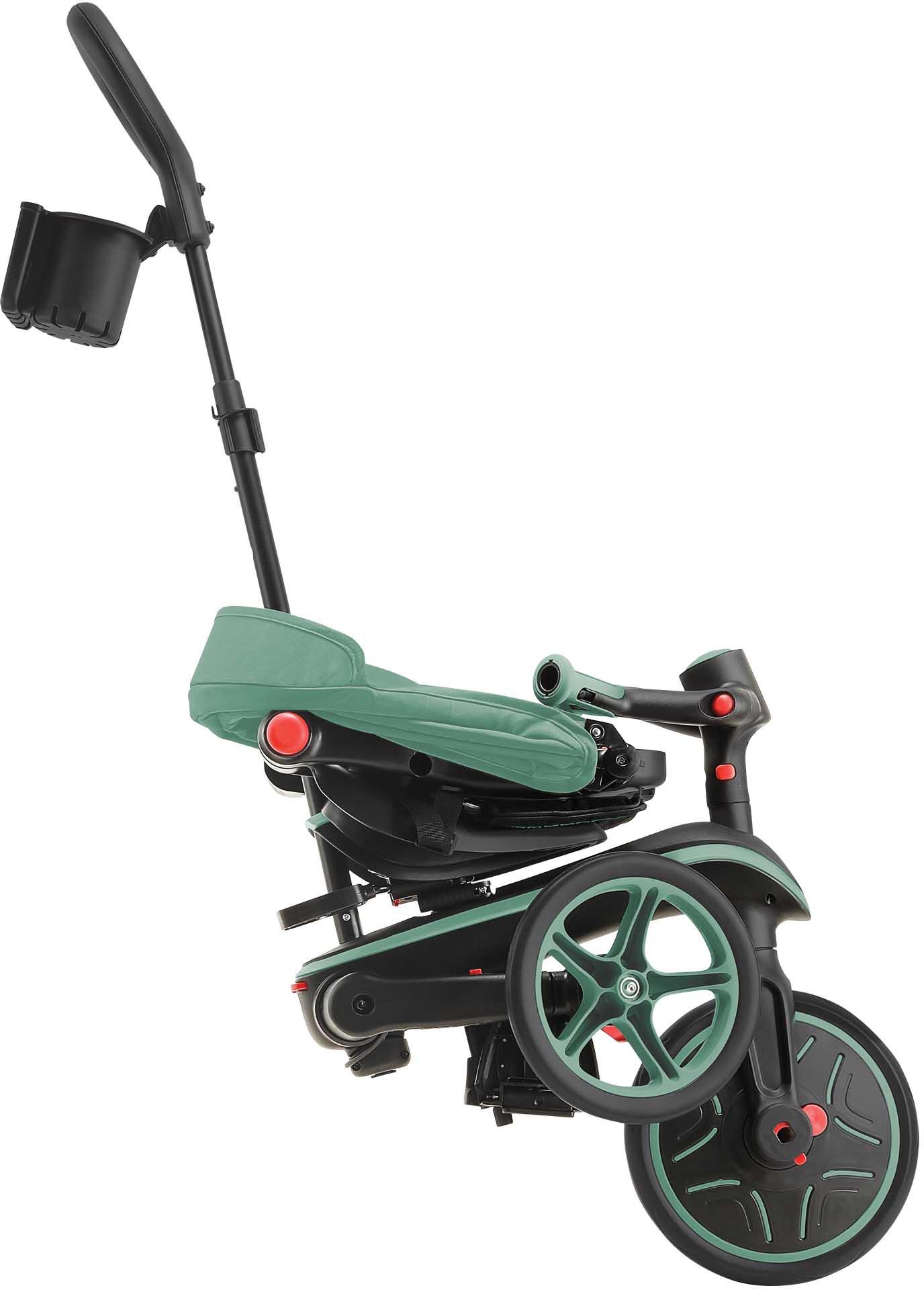Globber Explorer 4 in 1 Foldable Trike - Olive