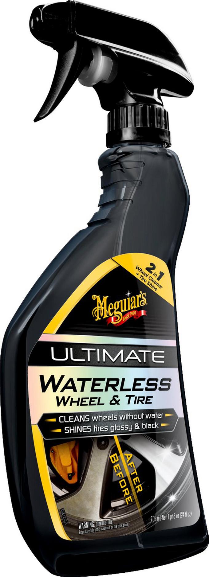 MEGUIAR's Ultimate Car Waterless Wash & Wax Shampoo | Spot Free Wash & Long  Lasting Glossy Finish Without Water, Liquid