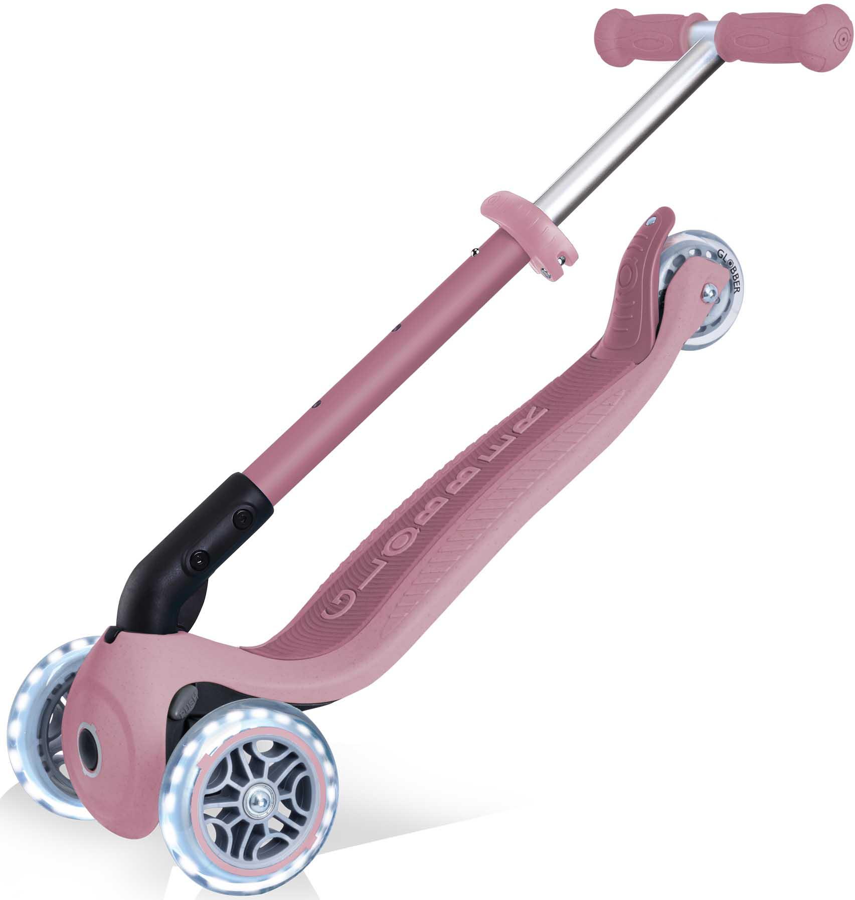 Globber Junior Foldable Lights Eco Kids Scooter