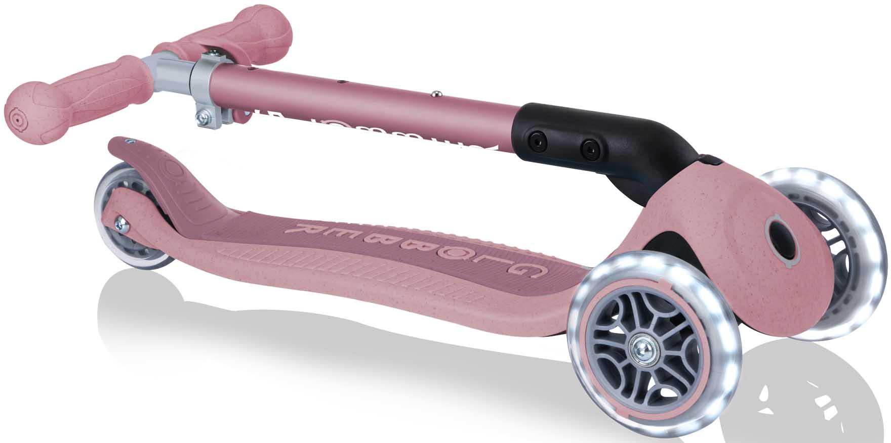 Globber Junior Foldable Lights Eco Kids Scooter