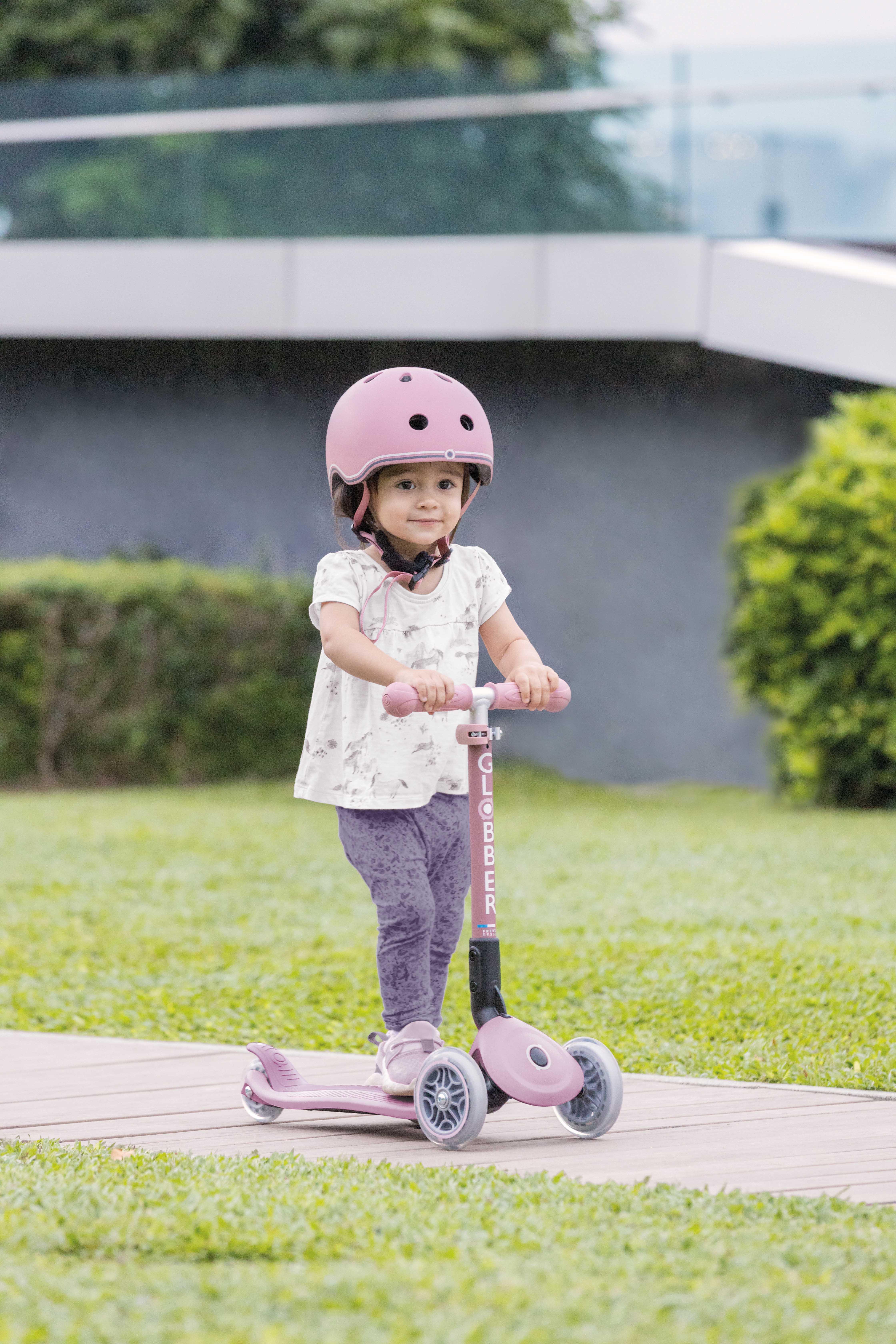 Globber Junior Foldable Lights Eco Kids Scooter