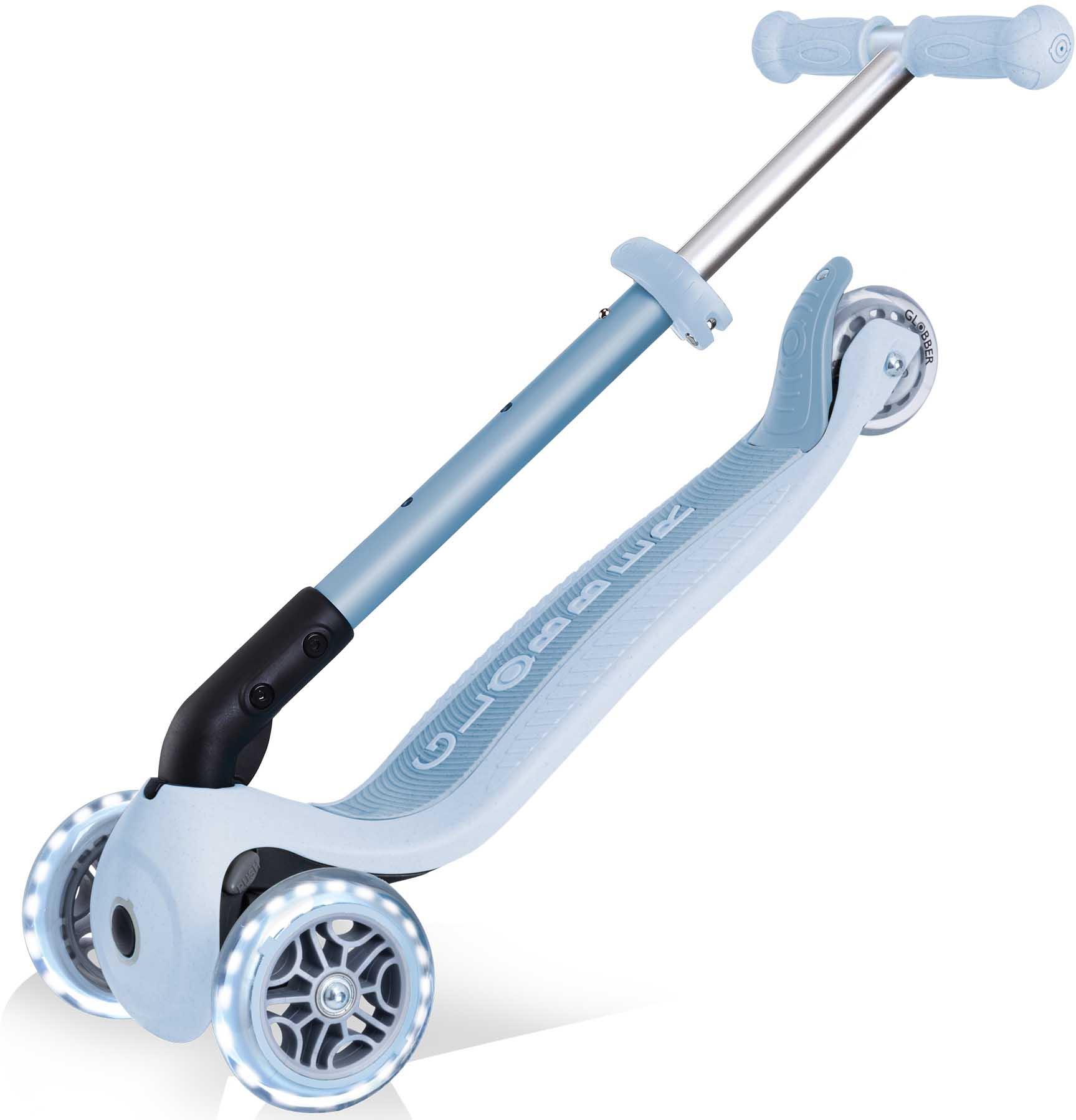 Globber Junior Foldable Lights Eco Kids Scooter