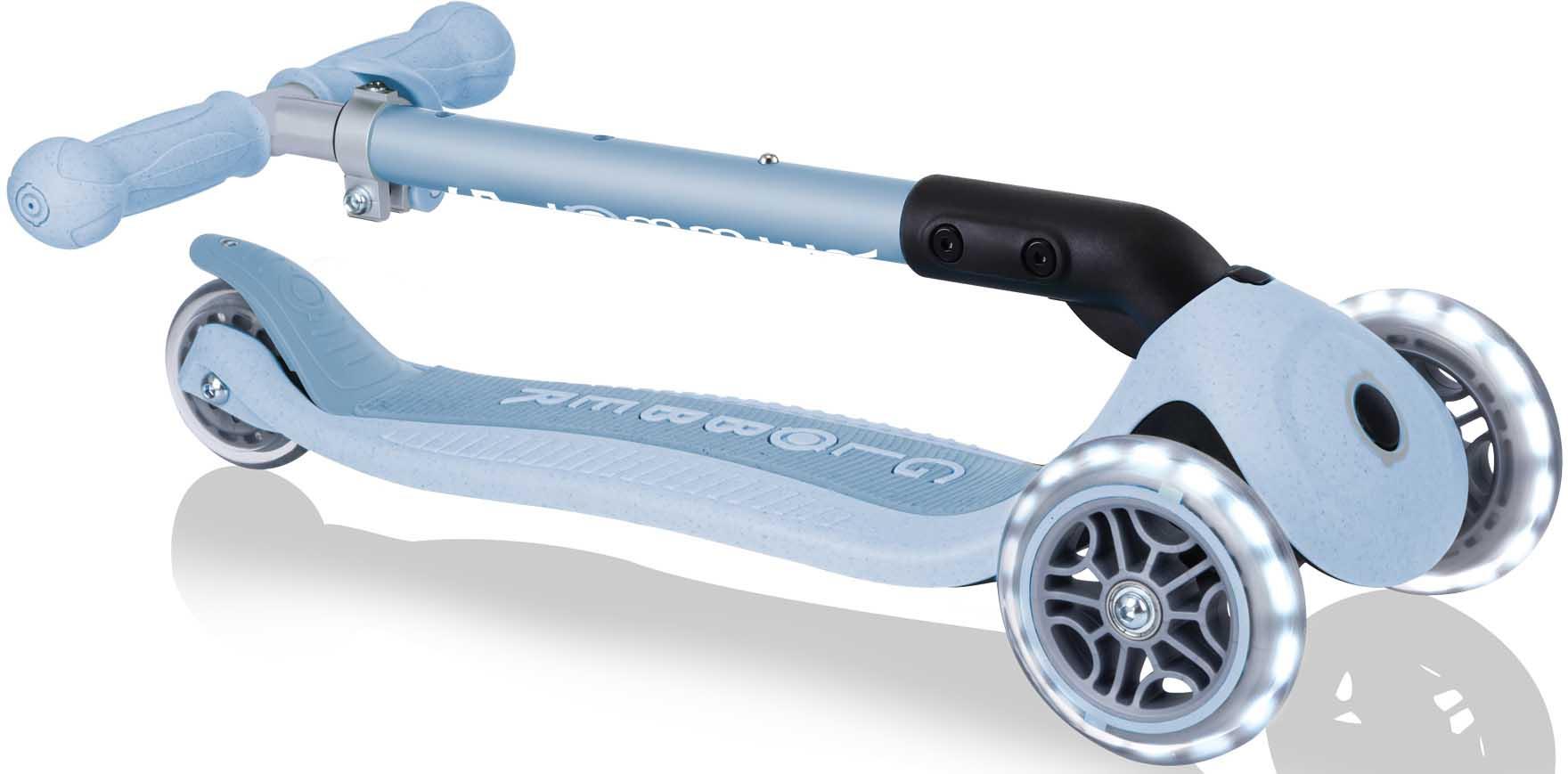 Globber Junior Foldable Lights Eco Kids Scooter