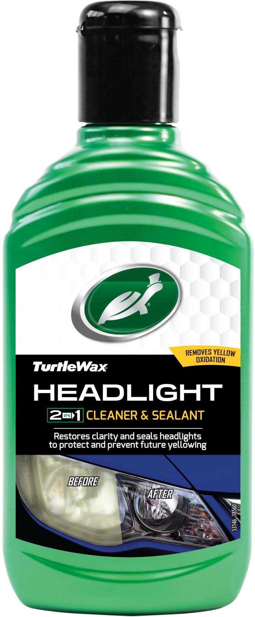 TURTLE WAX 2-IN-1 HEADLIGHT CLEANER & SEALANT 