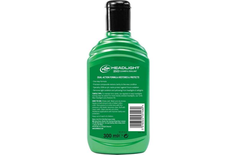 Turtle Wax Headlight Cleaner & Sealant 300ML Turtle Wax Headlight Cleaner & Sealant 300ML