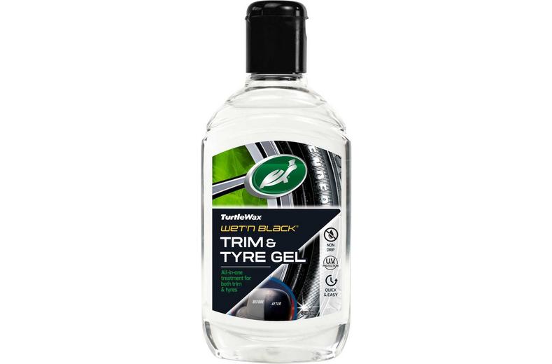 Turtle Wax Wet N Black Tyre & Trim Gel 300ML Turtle Wax Wet N Black Tyre & Trim Gel 300ML