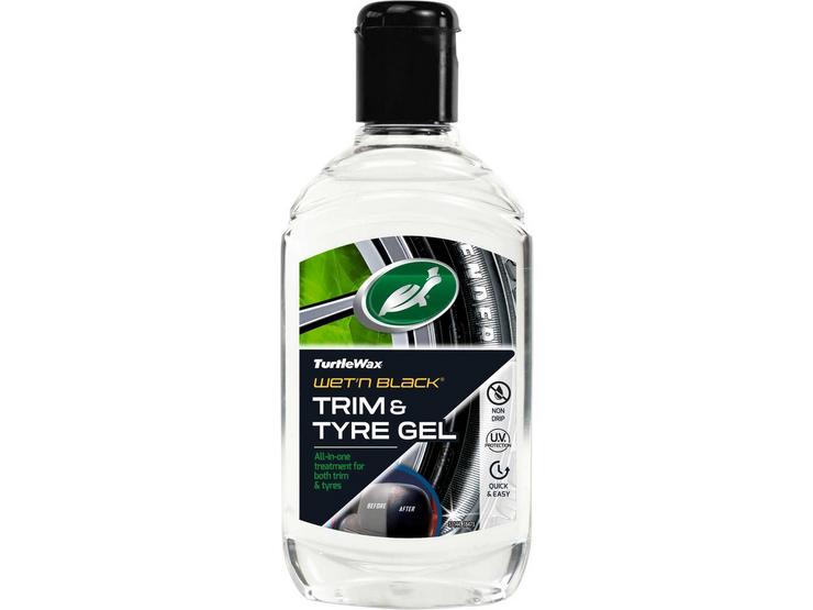 Turtle Wax Wet N Black Tyre & Trim Gel 300ML