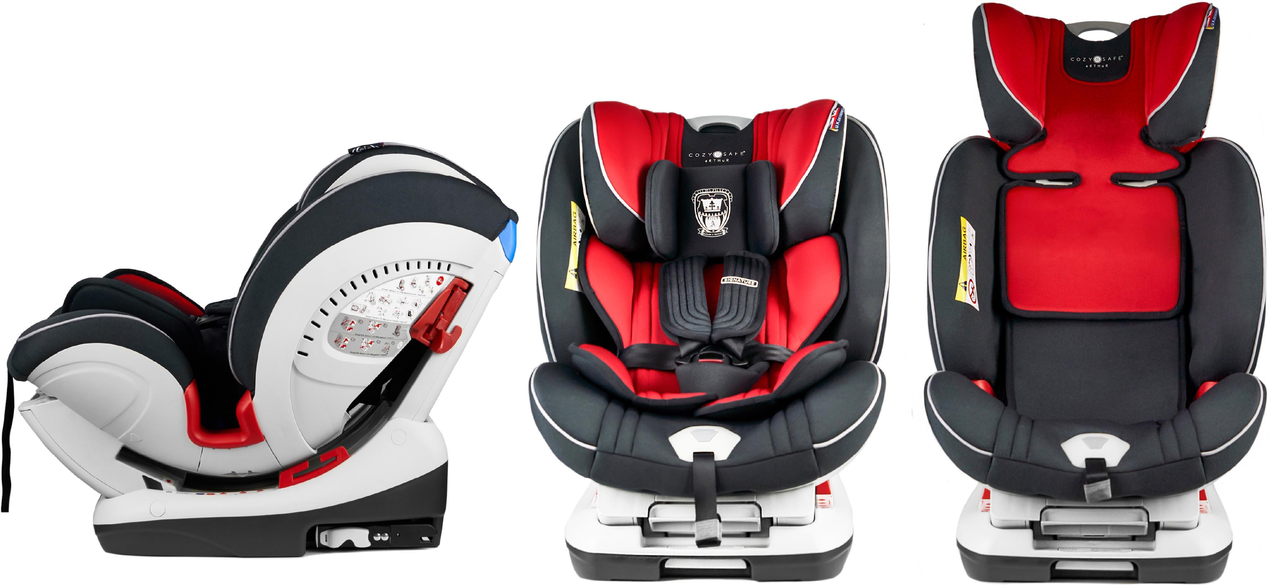 CozyNSafe Arthur Group ISOFIX 0+1/2/3 Child Car Seat Red
