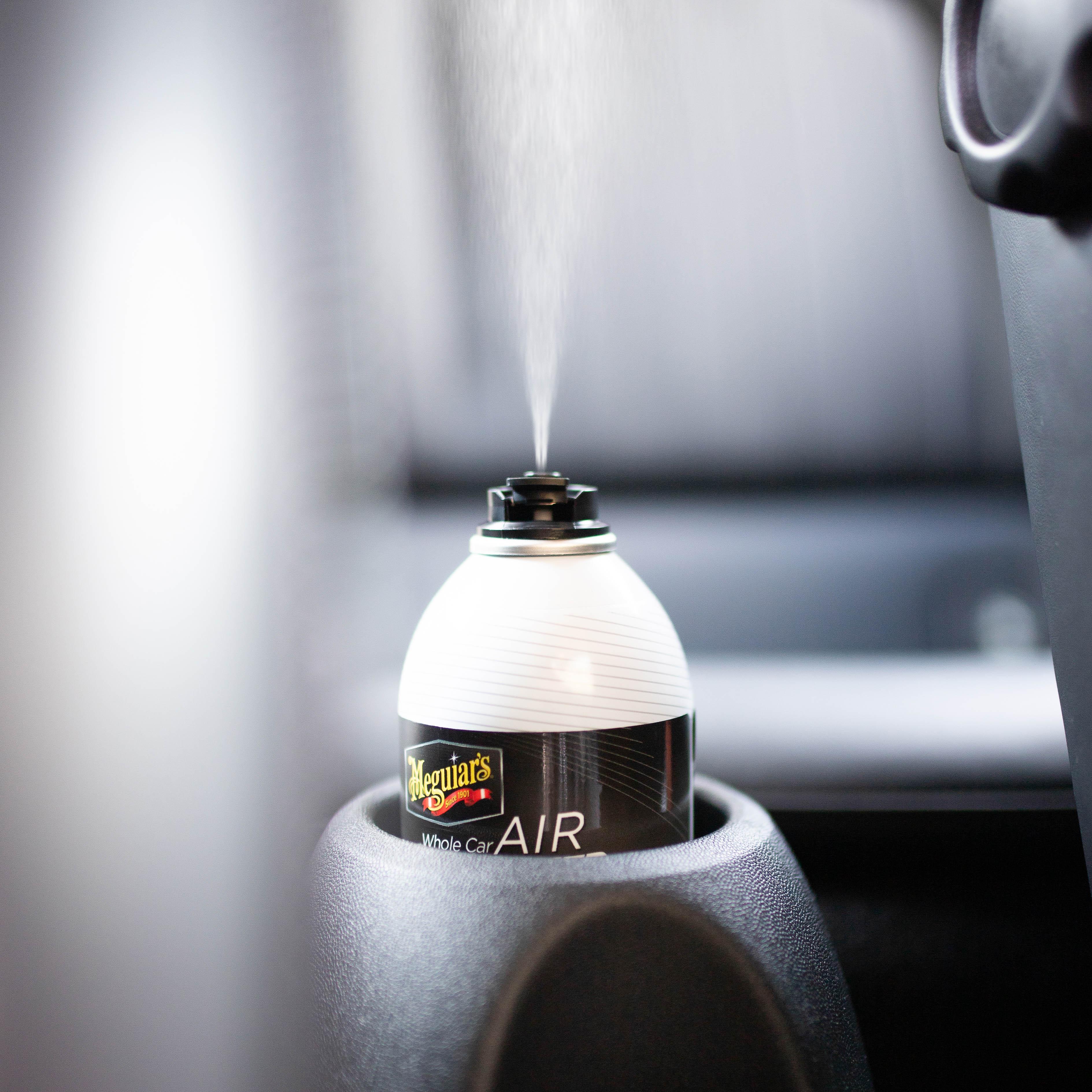 Meguiars Whole Car Air Re-Fresher Odor Eliminator Black Chrome Scent