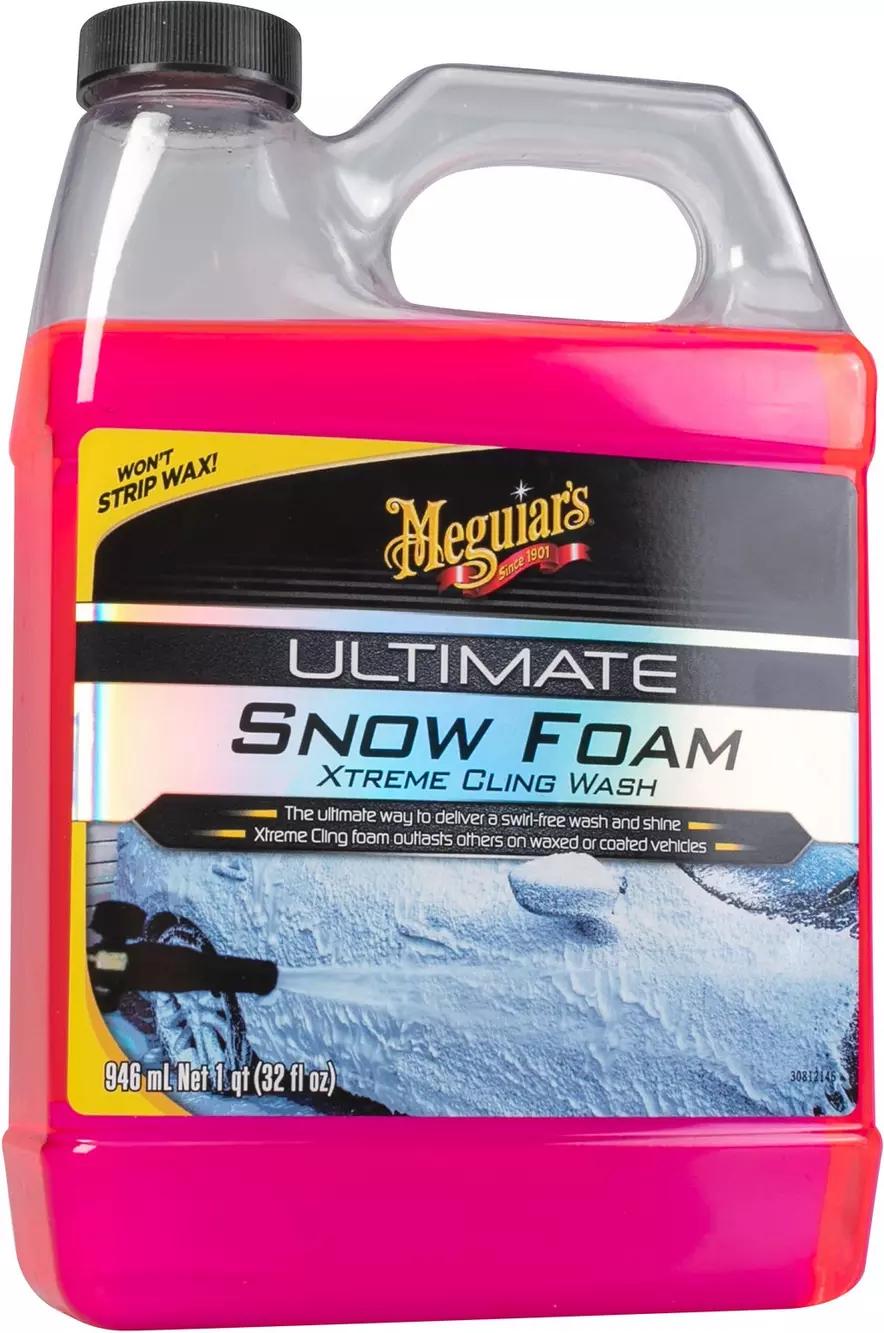 Meguiar's Ultimate Snow Foam Wash, Foaming Car Wash Formulated for Foam  Cannons & Foam Guns, 32oz