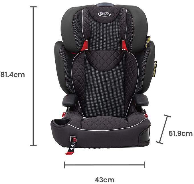 Graco pink and hot sale black car seat