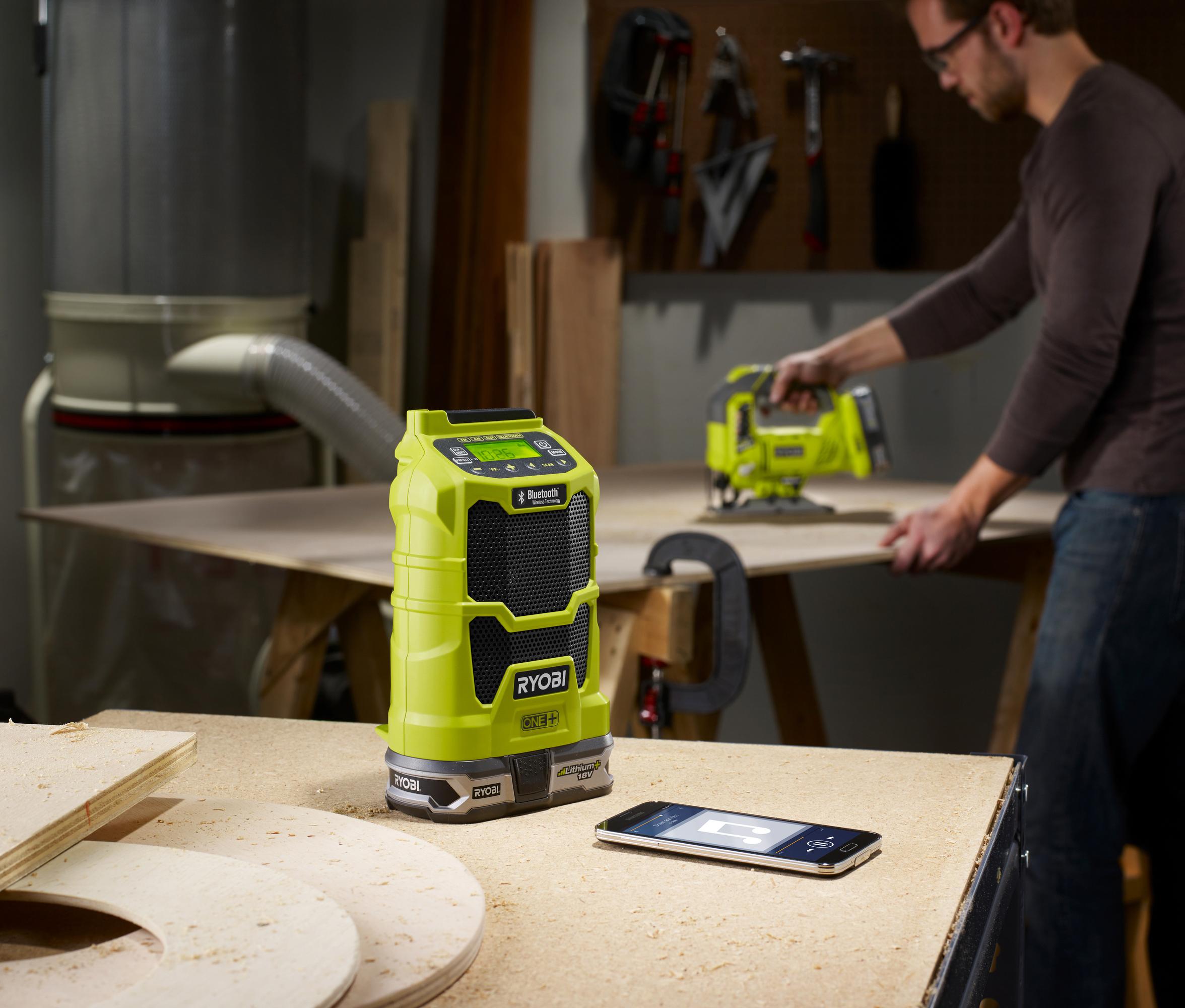 Ryobi 18V ONE+ Bluetooth Radio (Bare Tool)