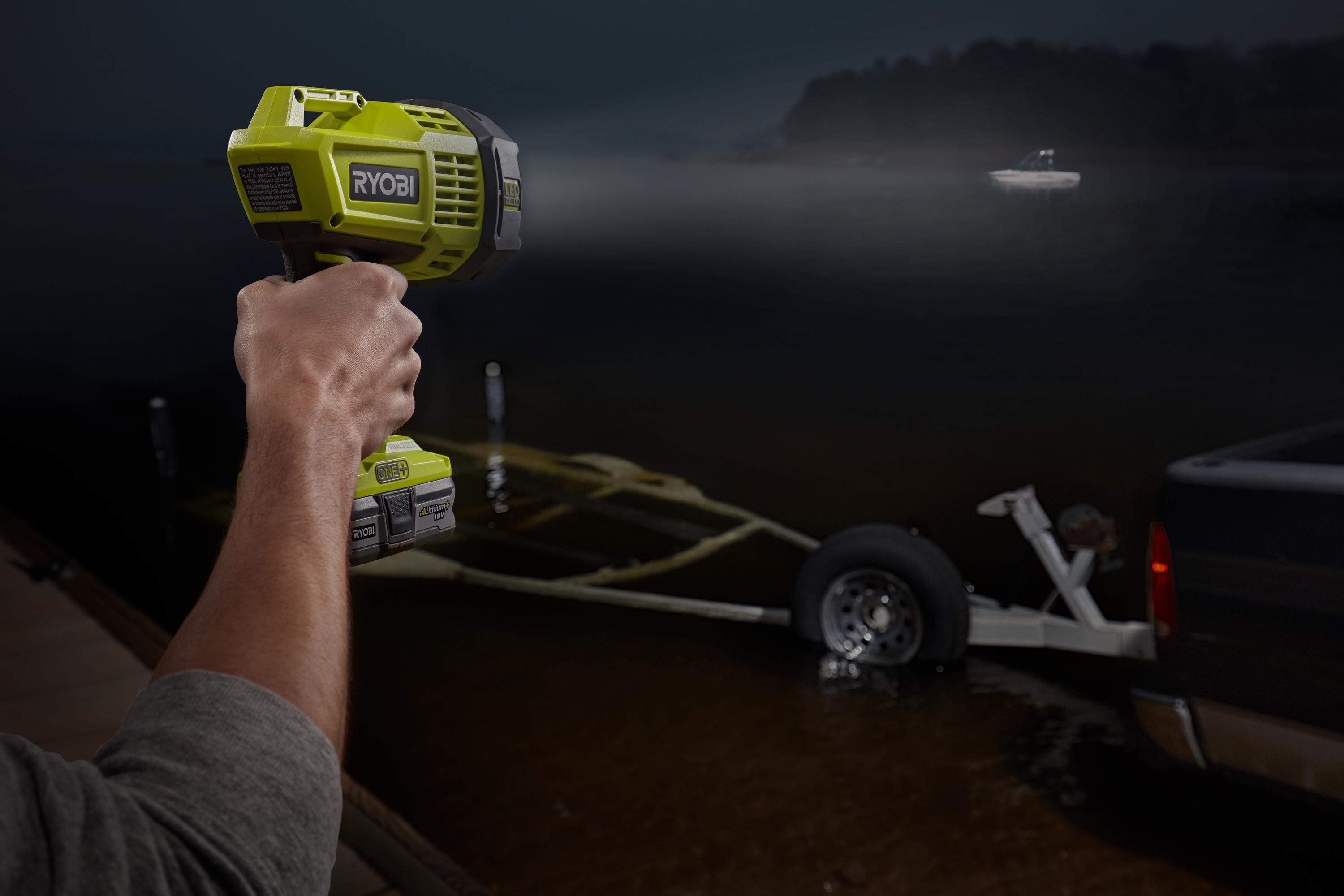 Ryobi 18V ONE+ LED Spotlight (Bare Tool) Halfords UK