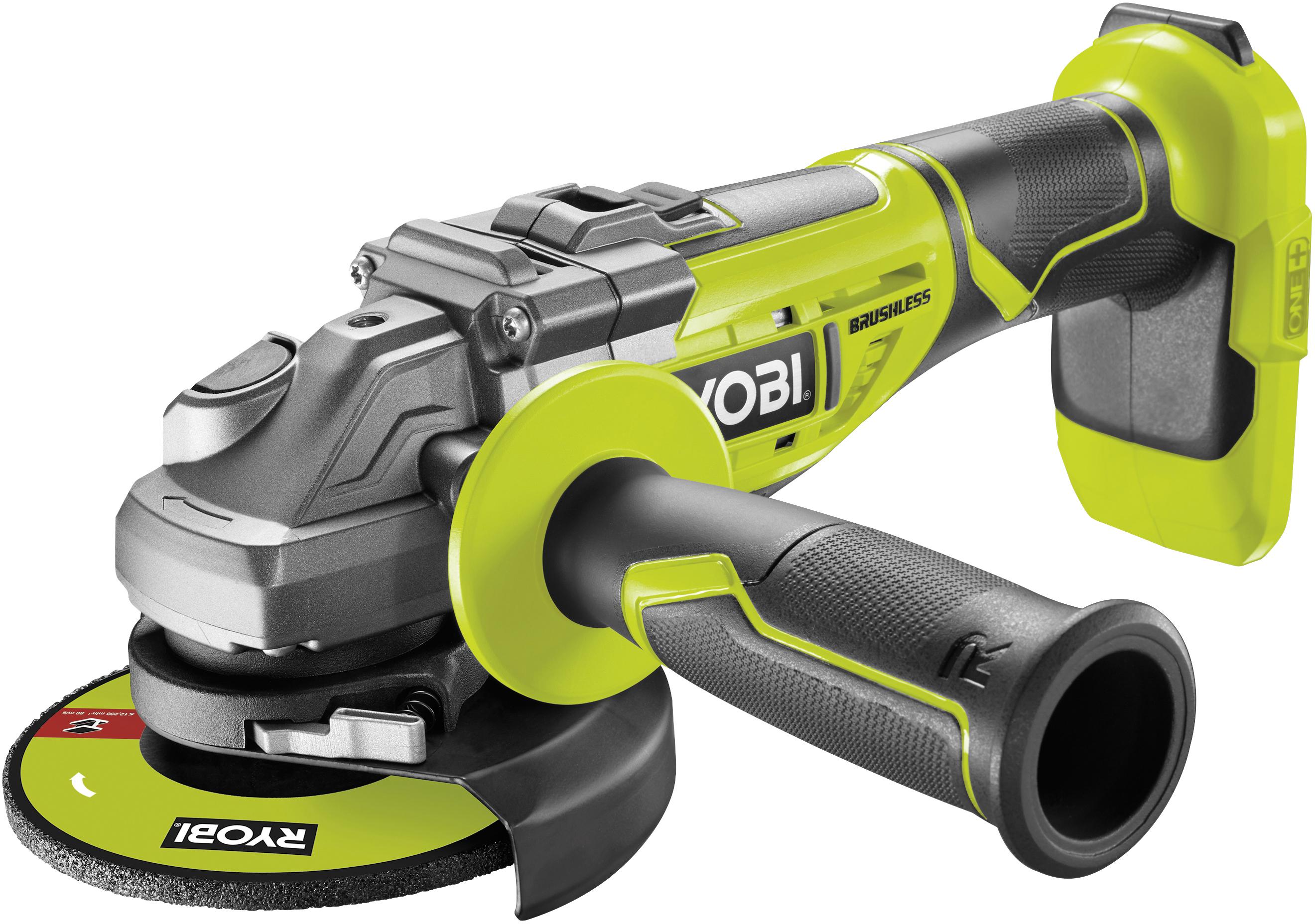 Ryobi 18V ONE+ Brushless Angle Grinder (Bare Tool) | Halfords UK