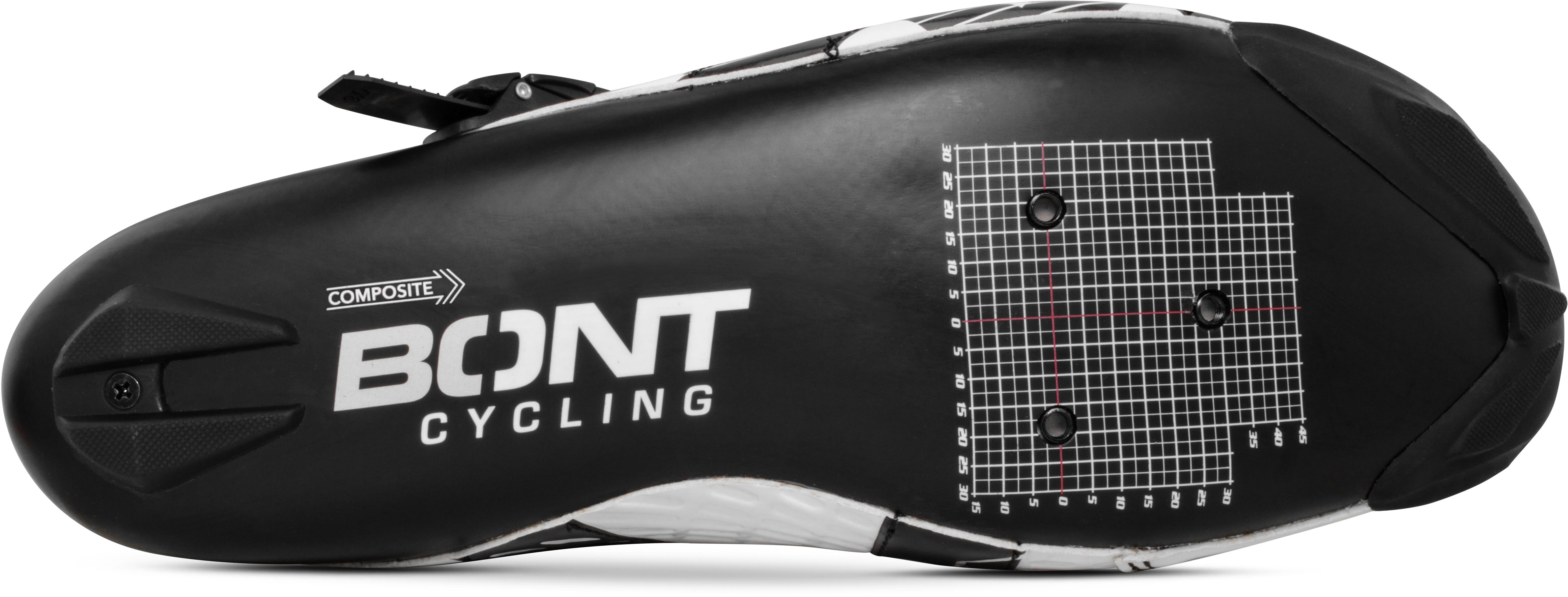 BONT Riot Buckle Cycling Shoe, White/Black