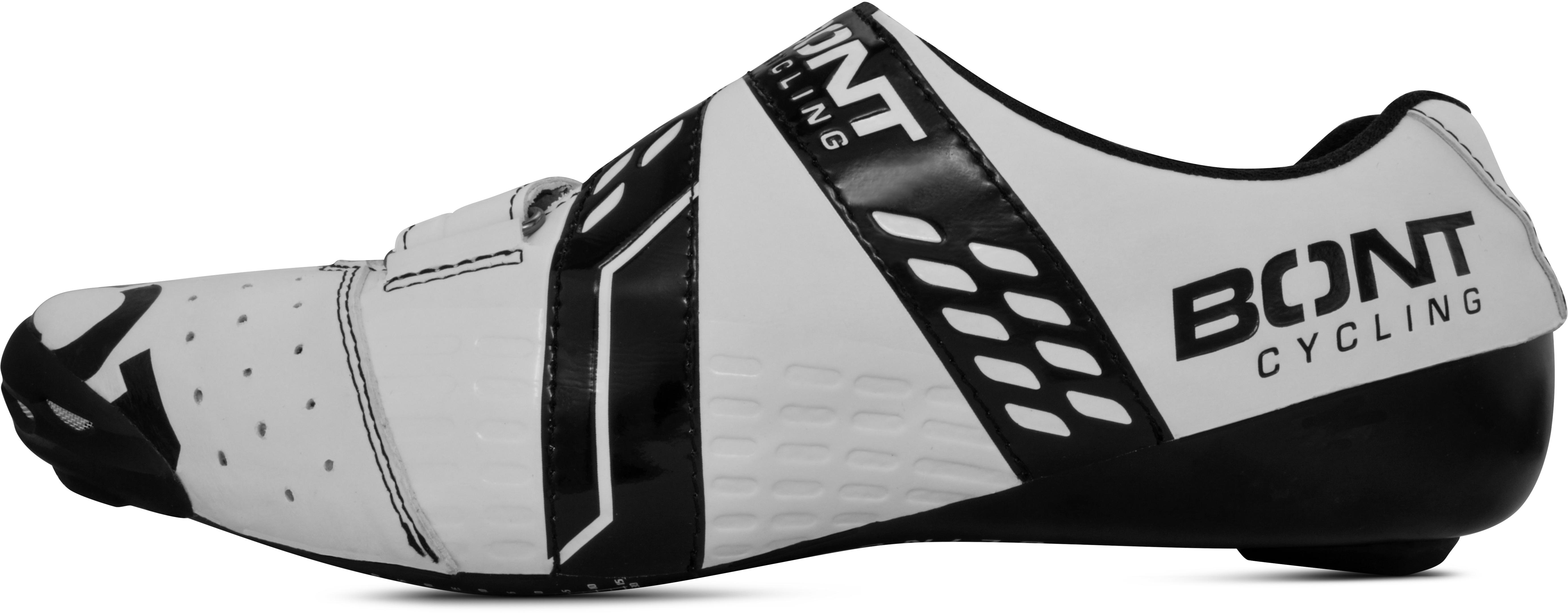 BONT Riot Buckle Cycling Shoe, White/Black