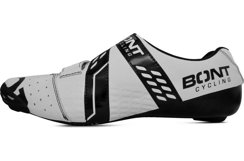 BONT Riot Buckle Cycling Shoe, White/Black BONT Riot Buckle Cycling Shoe, White/Black