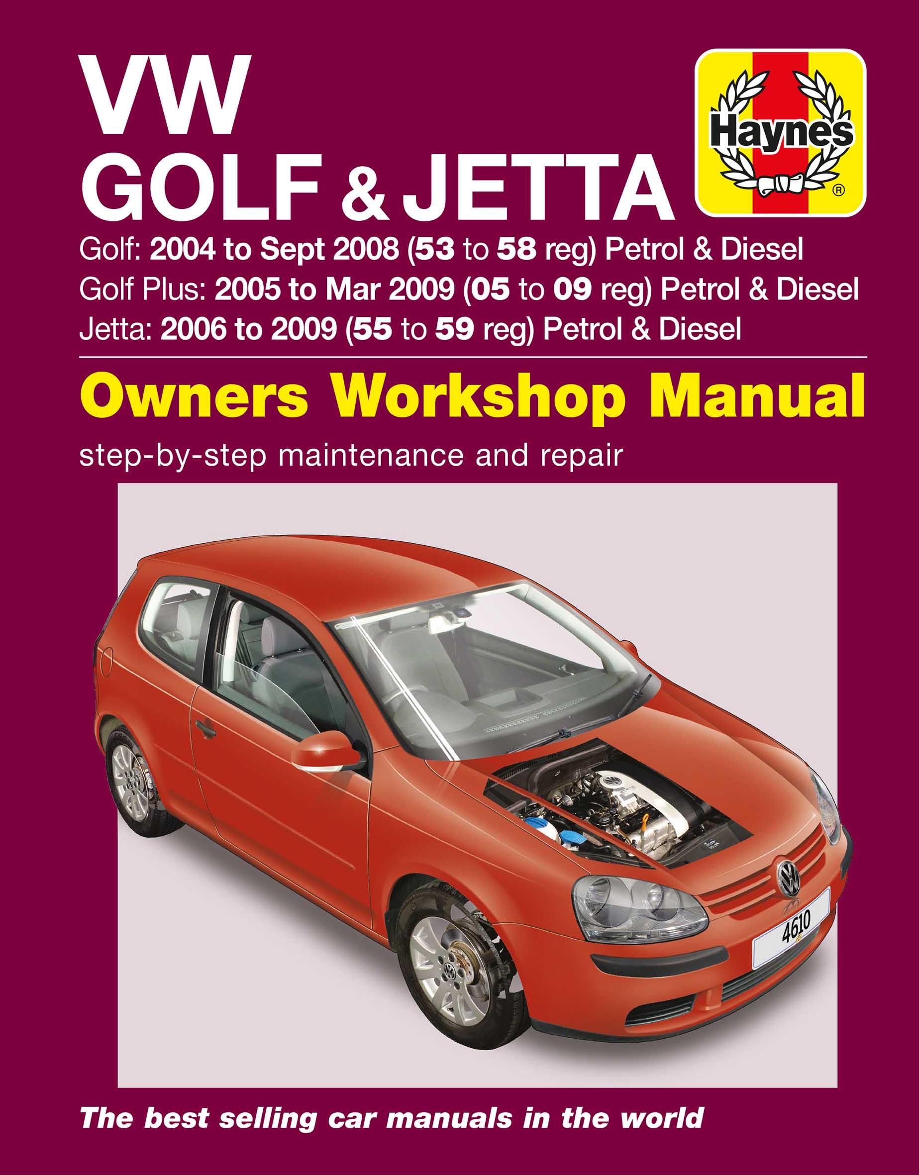 Haynes Vw Golf & Jetta (04 - 09) Manual