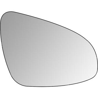 Left side wing mirror glass Real glass,door stick on mirror replacement Passenger side quick fix silver #MeCL0914LCWL MeCLC 