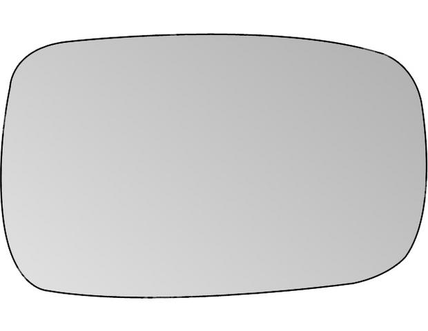 Heated Replacement Mirror Glass with Backing Plate Fit System 30058 Passenger Side RH 