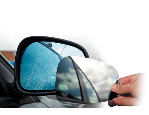 Door Wing Mirror Glass With Base Plate 