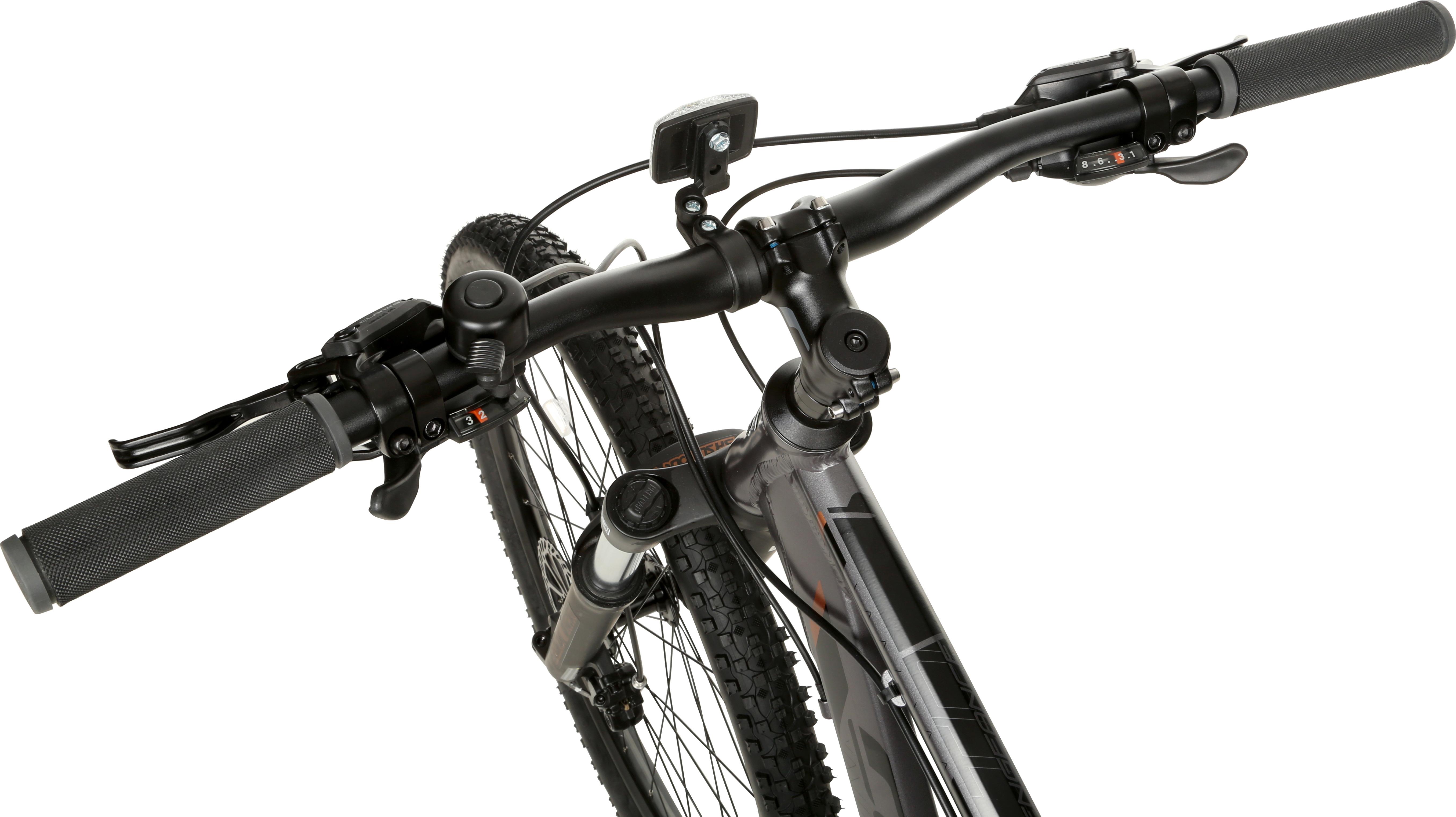 Carrera Titan Mens Full Suspension Mountain Bike - S, M, L Frames, Green/Grey