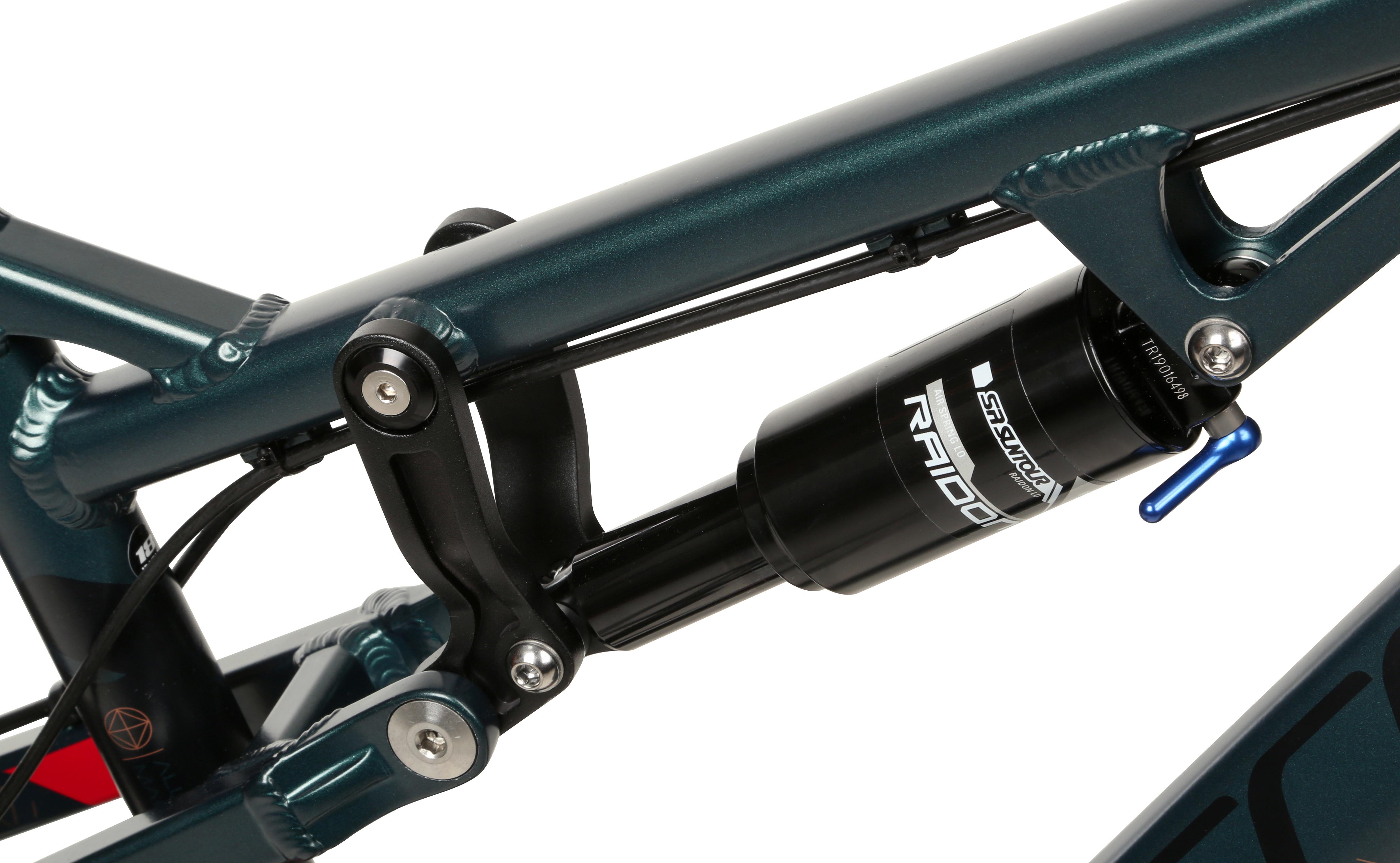 Carrera Titan Mens Full Suspension Mountain Bike - S, M, L Frames, Green/Grey