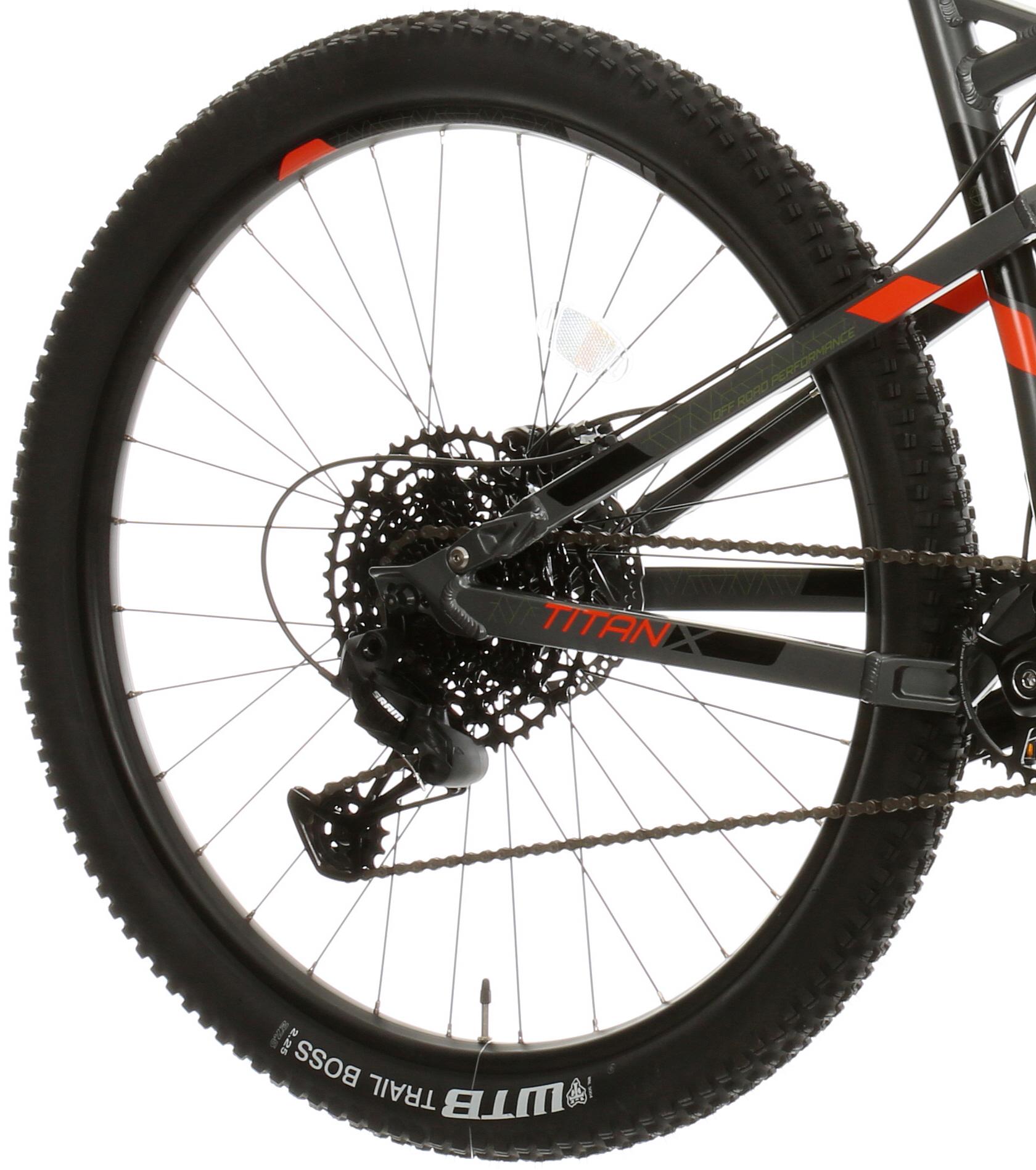 Carrera Titan X Mens Full Suspension Mountain Bike - S, M, L, Frames