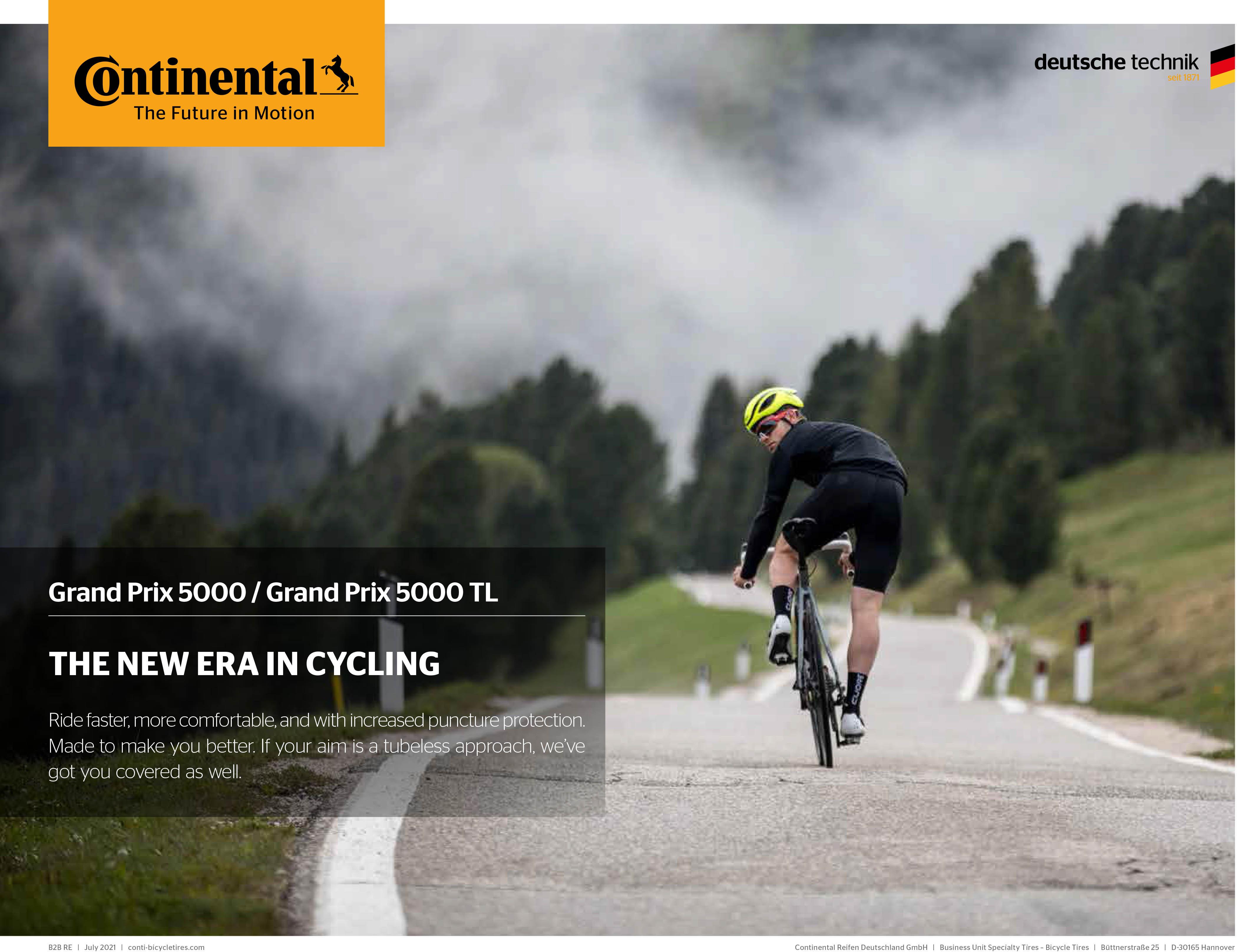 Continental Grand Prix 5000 TL Folding Tyre