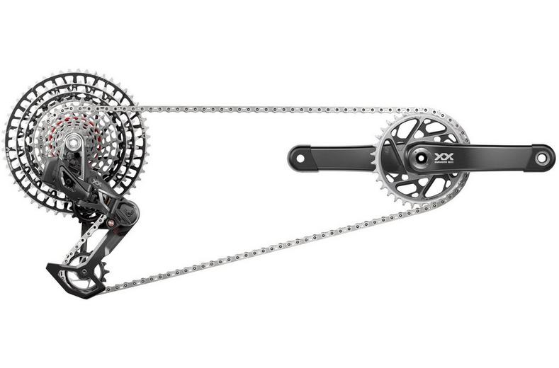 SRAM XX SL Eagle AXS T-Type Groupset, 170mm SRAM XX SL Eagle AXS T-Type Groupset, 170mm