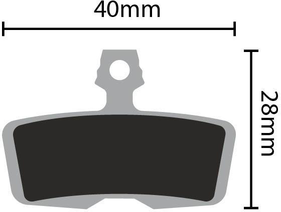 Clarks Organic Disc Brake Pads - SRAM/Avid Guide, Code