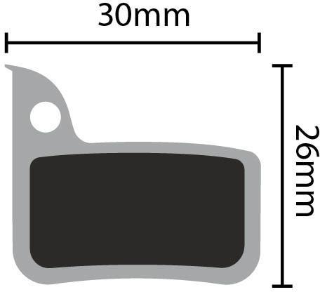 Clarks Organic Disc Brake Pads - SRAM Red, Force, Rival, Level