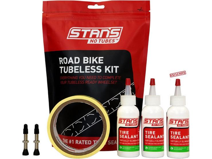 Stans NoTubes Road Tubeless Kit, 21mm Tape – Halfords Exclusive