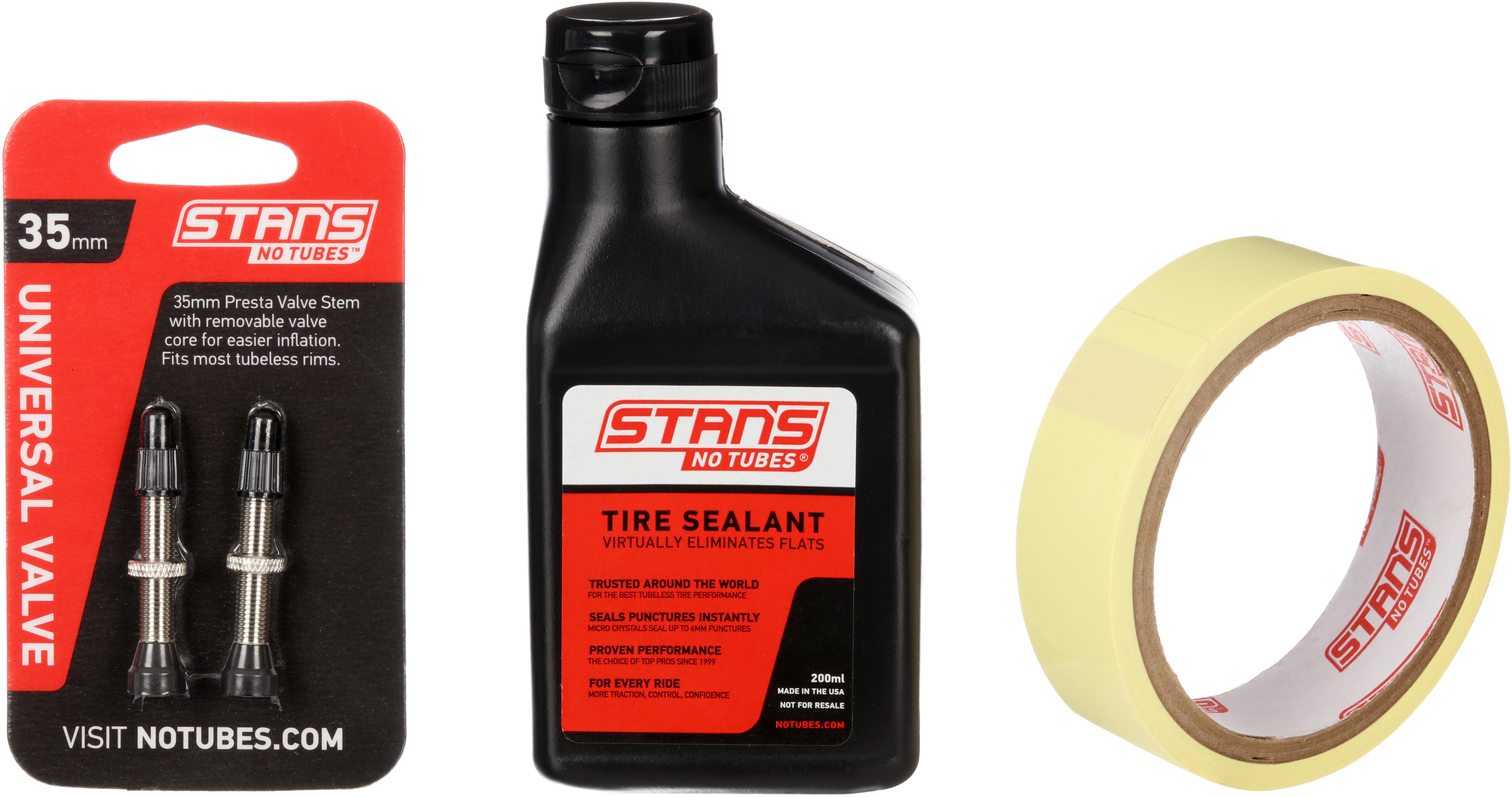 Stans No Tubes Mtb Tubeless Kit, 25Mm Tape - Halfords Exclusive