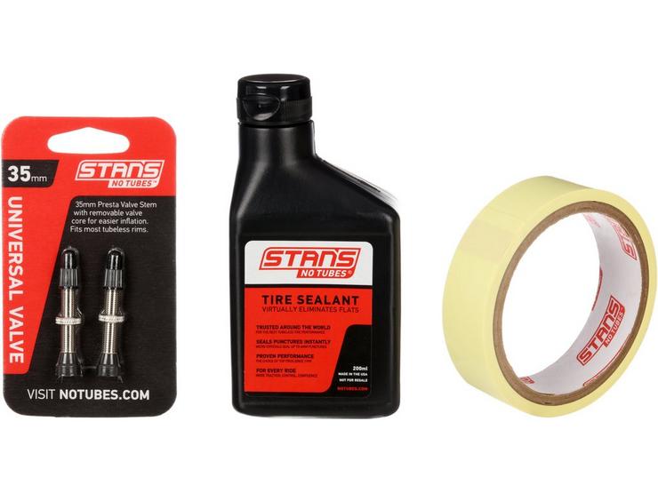 Stans No Tubes MTB Tubeless Kit, 25mm Tape - Halfords Exclusive