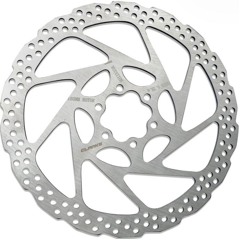 Halfords Clarks Stainless Steel 6-Bolt Disc Rotor 180mm | Extra 8% off for BC Members