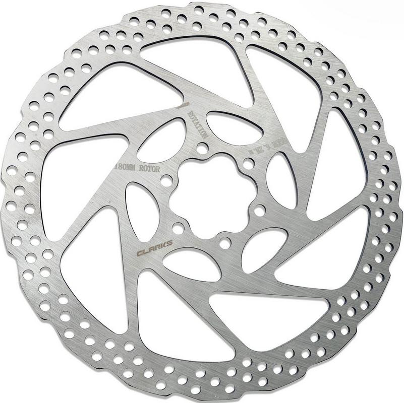 Halfords Clarks Stainless Steel 6-Bolt Disc Rotor 180Mm | Extra 8% off for BC Members