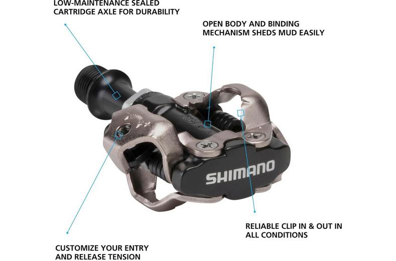 Shimano PD-M540 MTB SPD Pedals, Black Shimano PD-M540 MTB SPD Pedals, Black