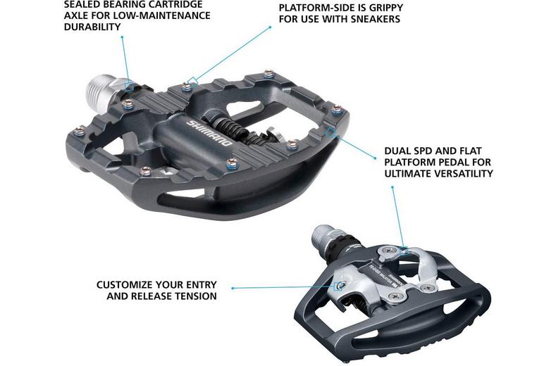 Shimano PD-EH500 SPD Pedals With Cleats Shimano PD-EH500 SPD Pedals With Cleats