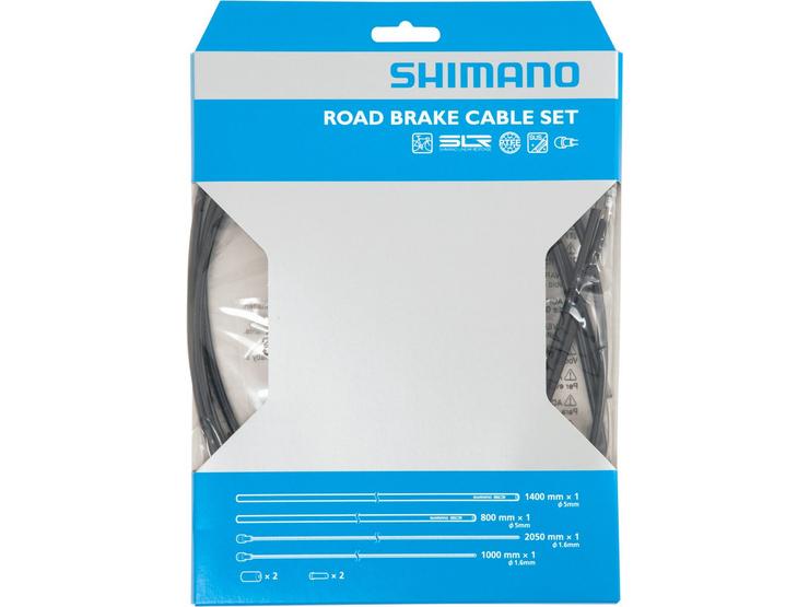 Shimano Dura-Ace 9000 Road Brake Cable Set - Polymer Coated Inners, Black
