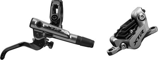 Halfords Shimano BR-M9120 XTR Bled I-spec-EV Ready Brake Lever/Post Mount 4 Pot Calliper, Front, 1000mm | Extra 8% off for BC Members