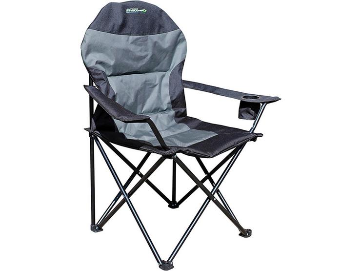 Outdoor Revolution High Back XL Chair - Grey & Black