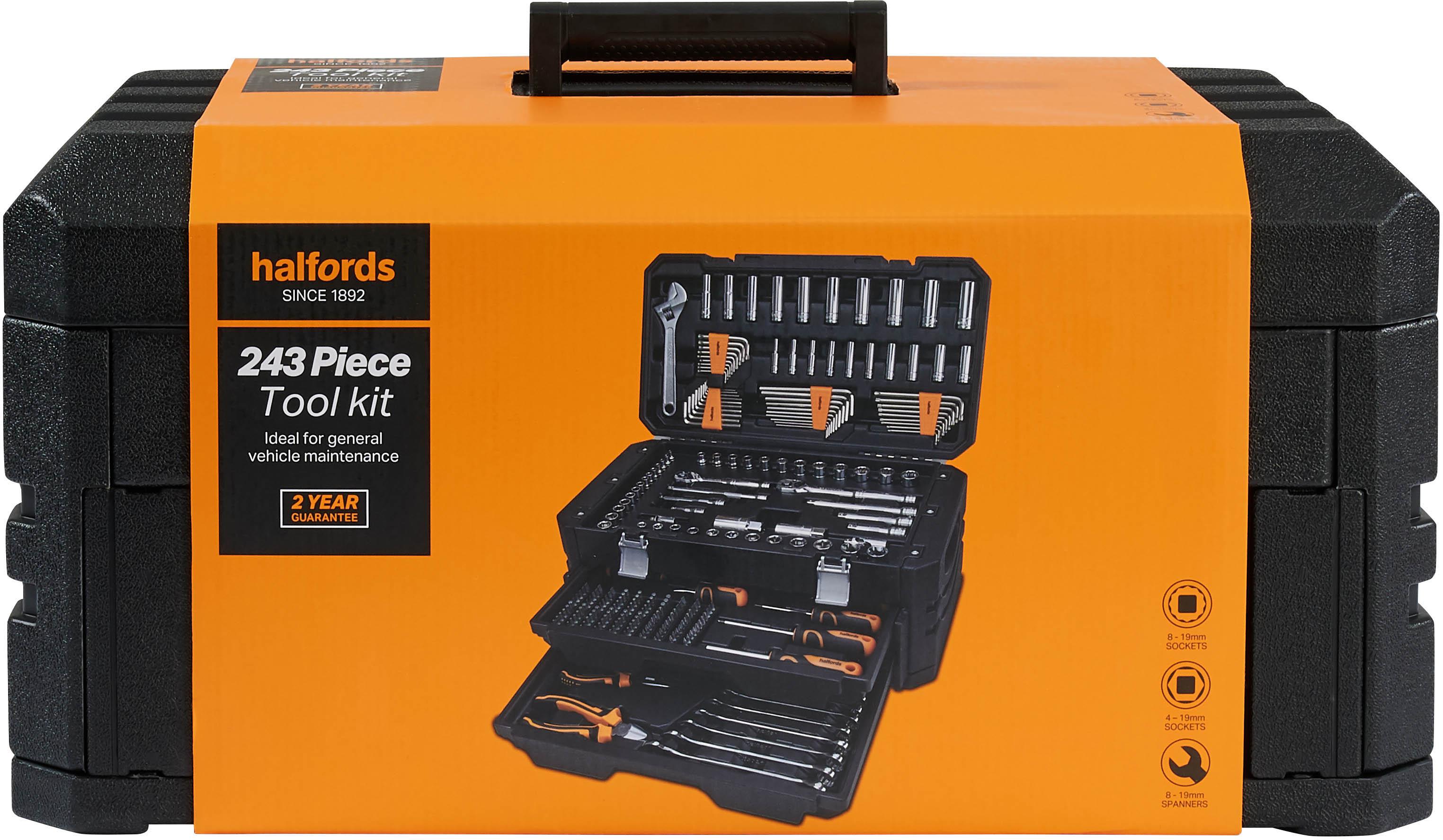 Halfords 243 Piece Tool Kit Halfords UK